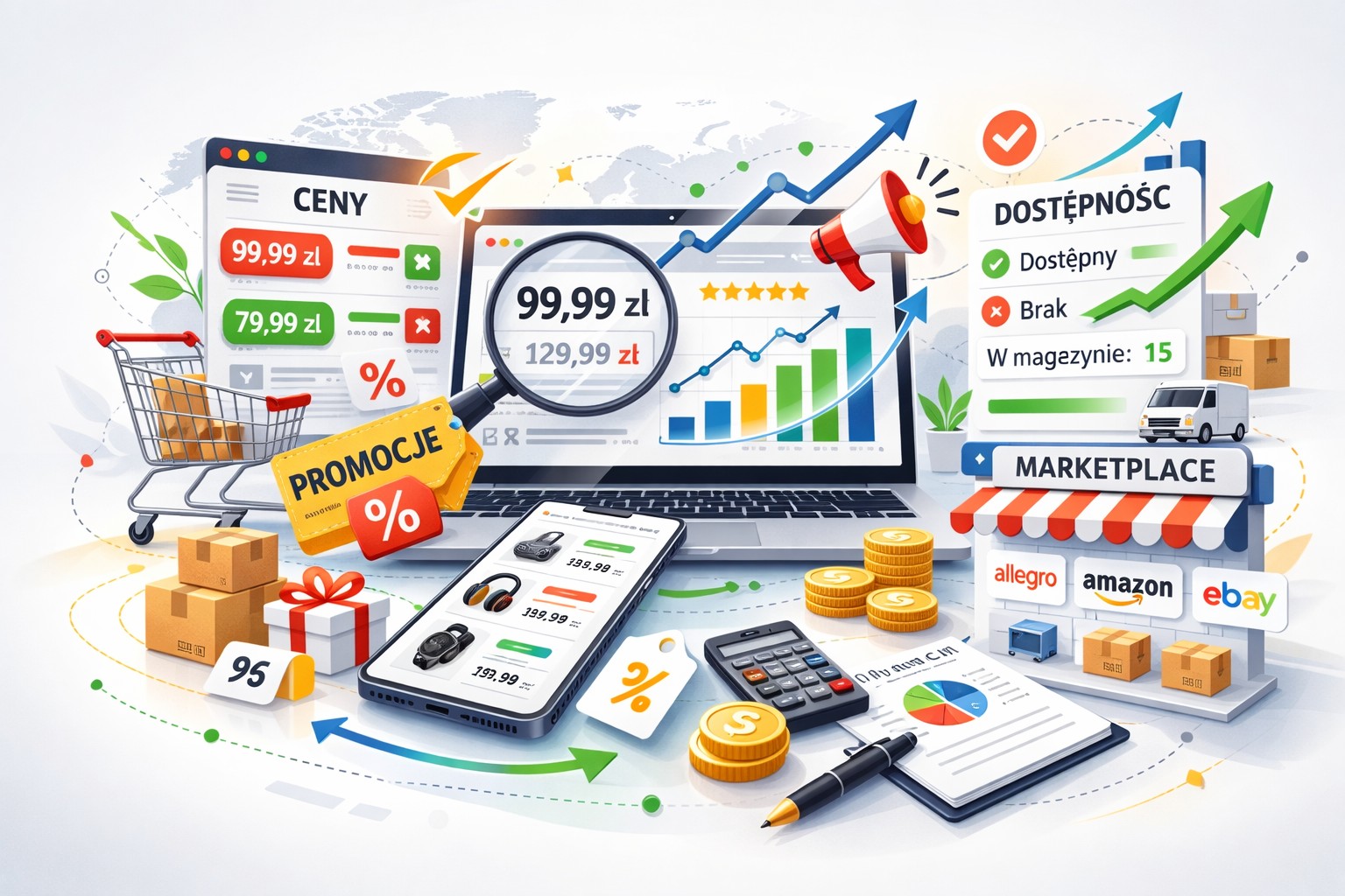 Jak kontrolować ceny, promocje i dostępność produktów u konkurencji